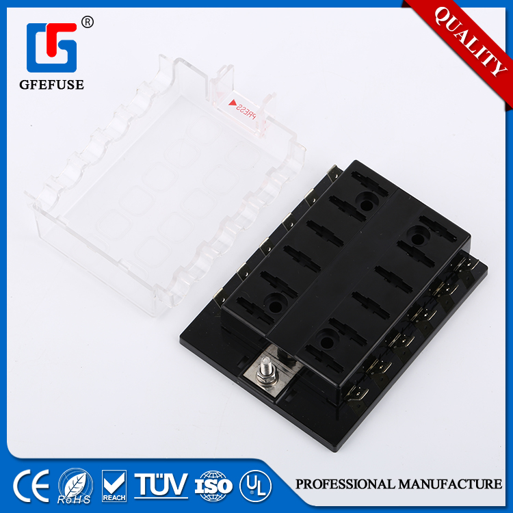 GF-202 car insert fuse holder (one in and out)(图2)